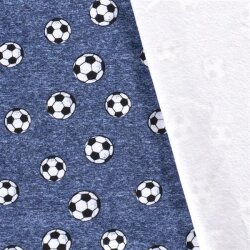 Wintersweat Digital Fußbälle jeansblau