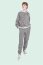 Wintersweat Patch leopardate digitali grigio chiaro screziate