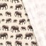 Jersey de coton Digital Elephant crème