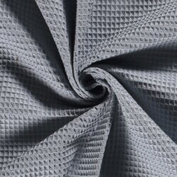 Waffelpiqué *Marie* 6mm Uni - hell jeansblau