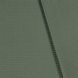 Waffle piqué *Marie* 6mm - menta antica scura