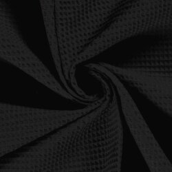 Gaufrier piqué *Marie* 6mm - noir