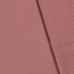 Waffelpiqué *Marie* 6mm Uni - dunkel antikpink