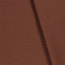 Waffle piqué *Marie* 6mm - morbido rosso mattone