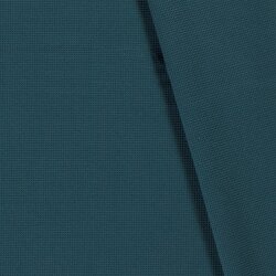 Waffle piqué *Marie* 2mm - dark petrol