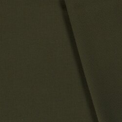 Waffle piqué *Marie* 2mm - dark olive