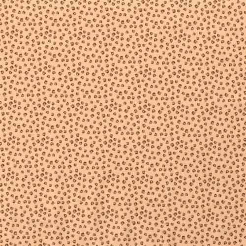 Cotton jersey Digital small leopard dots sand