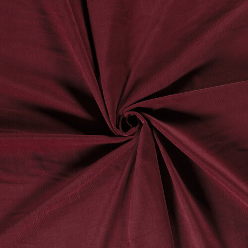 Fine corduroy *Marie* Uni - burgundy