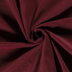 Fine corduroy *Marie* Uni - burgundy
