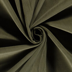 Fine corduroy *Marie* Uni - Khaki green