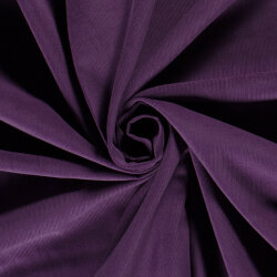 Fine corduroy *Marie* Uni - blackberry (dark purple)
