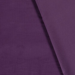 Fine corduroy *Marie* Uni - blackberry (dark purple)