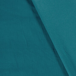 Fine corduroy *Marie* Uni - blue-petrol