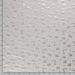 Impresión de papel de aluminio de algodón sitio de construcción plateado gris claro moteado