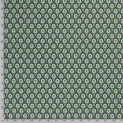 Jersey de algodón digital floral mimbre verde lima