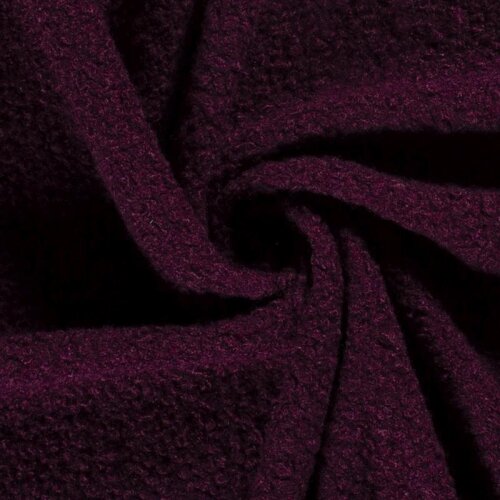 Mantelboucle *Marie* - púrpura oscuro