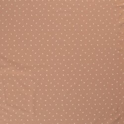 Confettis en jersey de coton vieux rose foncé