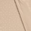 Jersey de coton confettis sable