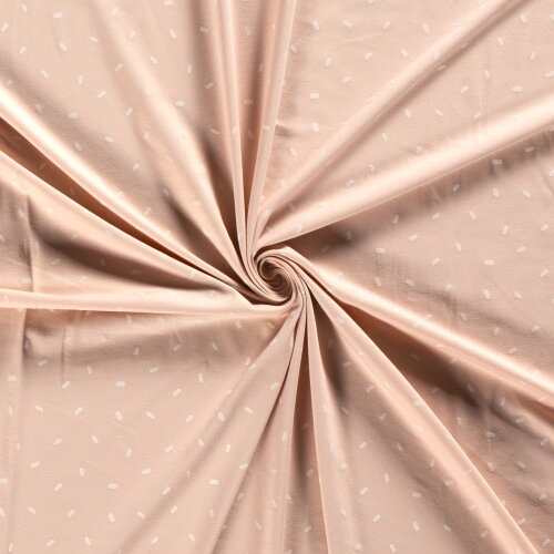 Katoenen jersey confetti zachtroze