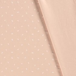 Cotton jersey confetti soft pink