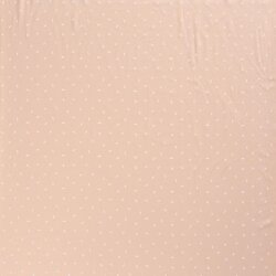 Confettis en jersey de coton rose pâle