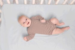 Cotton jersey mini stripes *Bibi* - antique pink