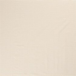 Baumwolljersey Mini Streifen 3mm *Bibi* - hell beige