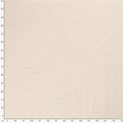 Baumwolljersey Mini Streifen 3mm *Bibi* - hell beige