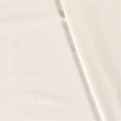 Baumwolljersey Mini Streifen 3mm *Bibi* - cremerose