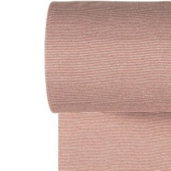 Knitted cuffs stripes *Bibi* - antique pink