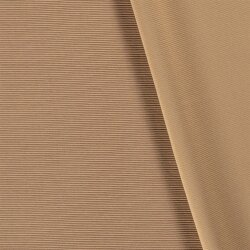 Ottoman rib jersey *Bibi* - light nutmeg