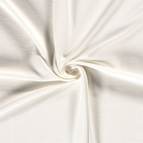 Ottoman rib jersey *Bibi* - cream