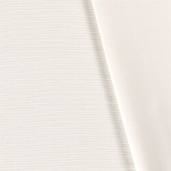 Ottoman rib jersey *Bibi* - cream