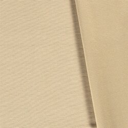 Ottoman rib jersey *Bibi* - light beige