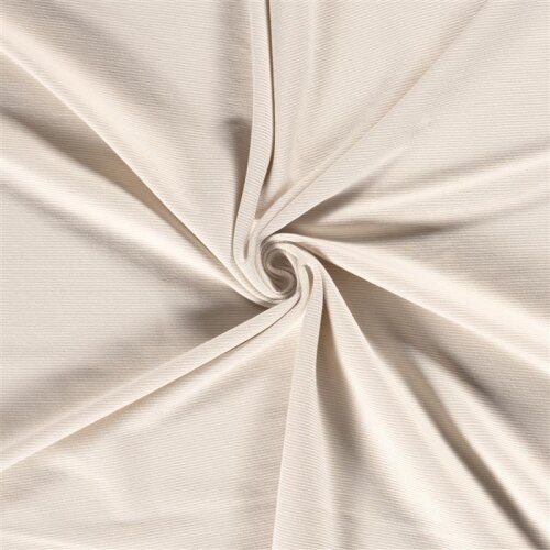 Ottoman rib jersey *Bibi* - cremerose