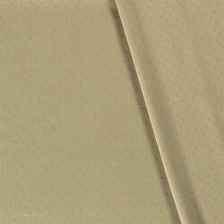 Jersey à mailles fines *Bibi* motif ajouré - vert olive