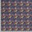 Jersey de coton numérique coloré paisley fleurs bleu foncé