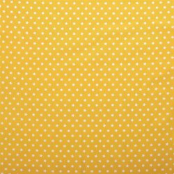 Cotton Poplin Stars 15mm - yellow