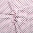 Cotton poplin stars 15mm - white/red