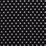 Stelle in popeline di cotone 15 mm - nero