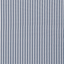 Cotton poplin stripes 5mm - midnight blue