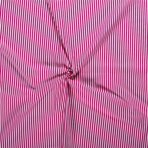 Baumwolle Streifen 5mm pink