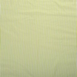 Baumwollpopeline Streifen 5mm - frühlingsgrün
