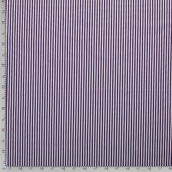 Cotton poplin stripes 5mm - aubergine