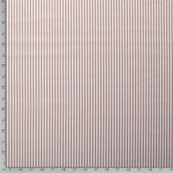 Cotton poplin stripes 5mm - beige