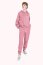 Wintersweat *Marie* geborstelde zware kwaliteit - koud antiek roze