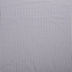 Popeline de coton rayée 5mm - gris foncé
