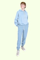Winter sweat *Marie* brushed heavy quality - ice blue