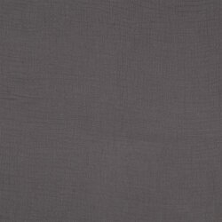Muslin Uni *Vera* - grigio pietra
