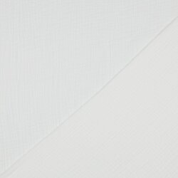 Mousseline unie *Vera* - blanc